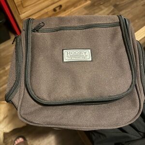 Hooey Brown Canvas Travel Toiletry Bag